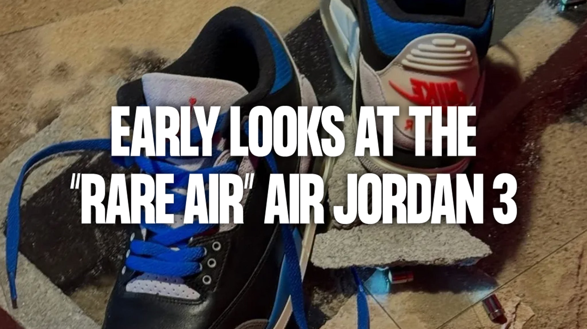 Early looks at the “Rare Air” Air Jordan 3