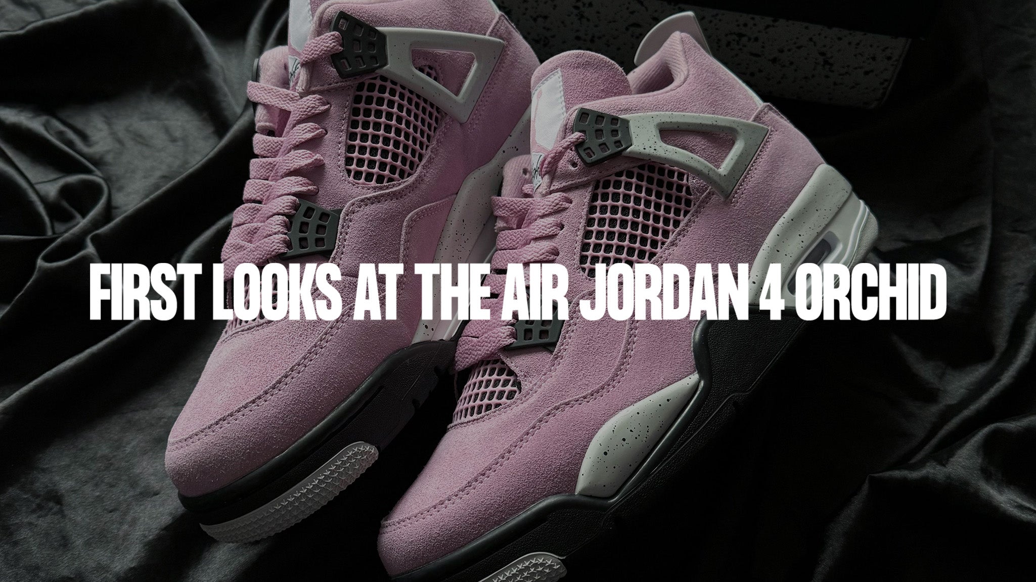 First looks at the Air Jordan 4 Orchid