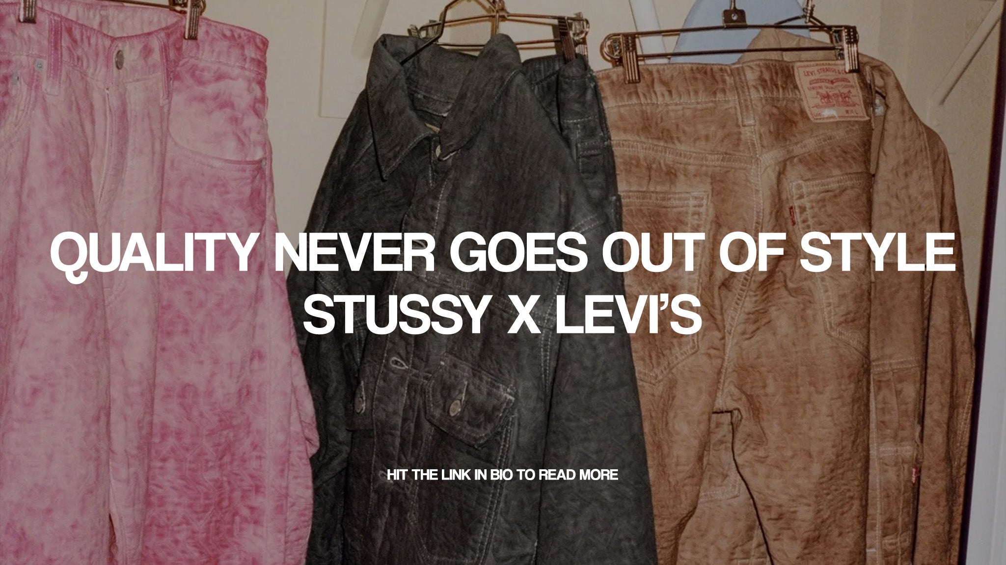 Quality never goes out of Style Stussy x Levi’s