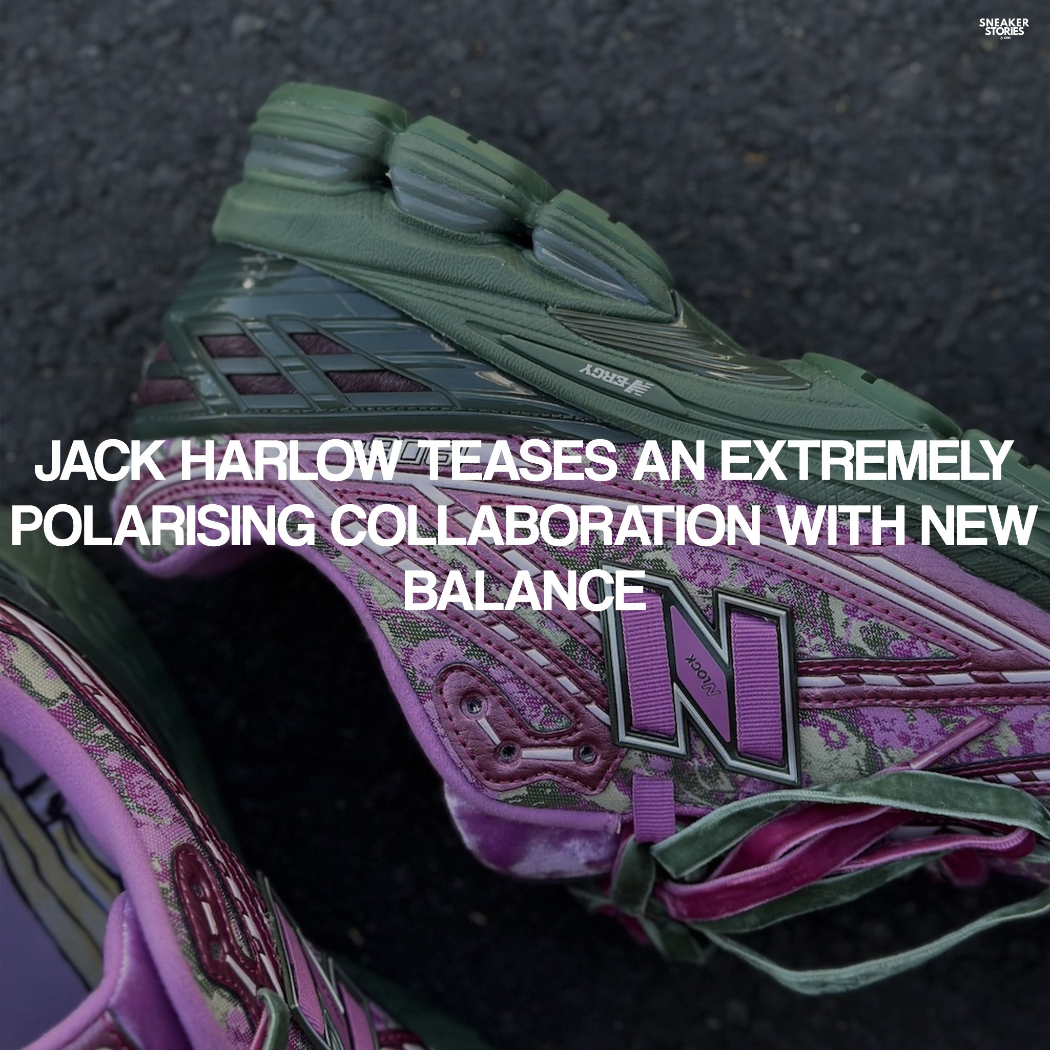 Jack harlow teases an extremely polarising collaboration with New Balance