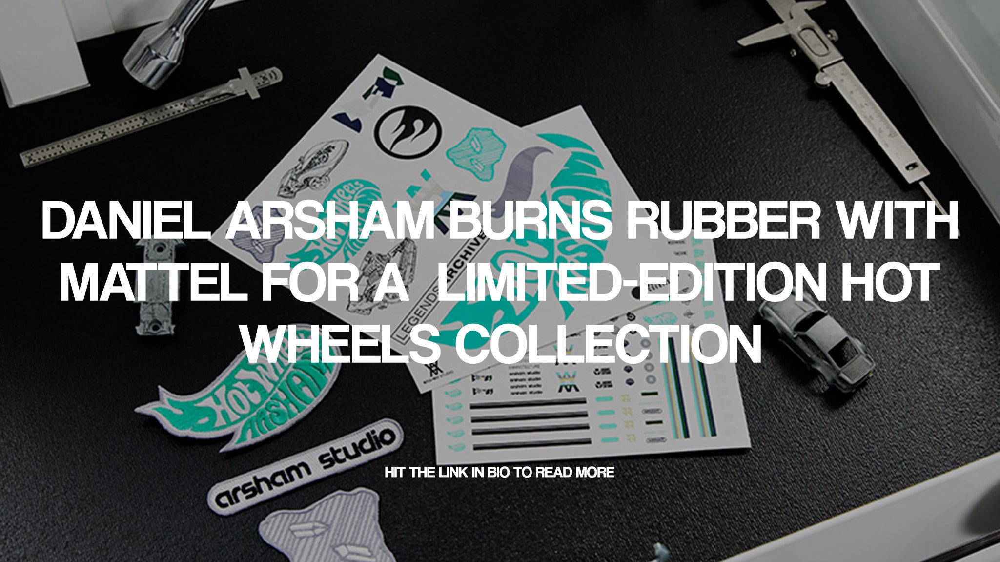Daniel Arsham burns rubber with Mattel for a Limited-Edition Hot Wheels Collection