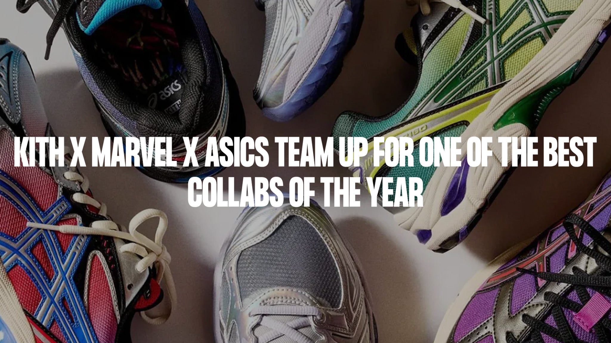 Kith x marvel x Asics team up for one of the best collabs of the year
