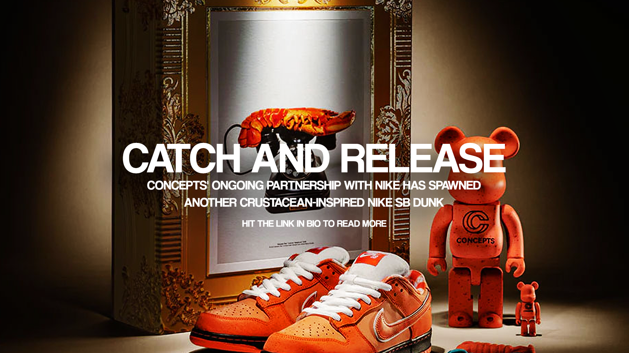 Catch and Release: CNCPTS x Nike Dunk SB Orange Lobster