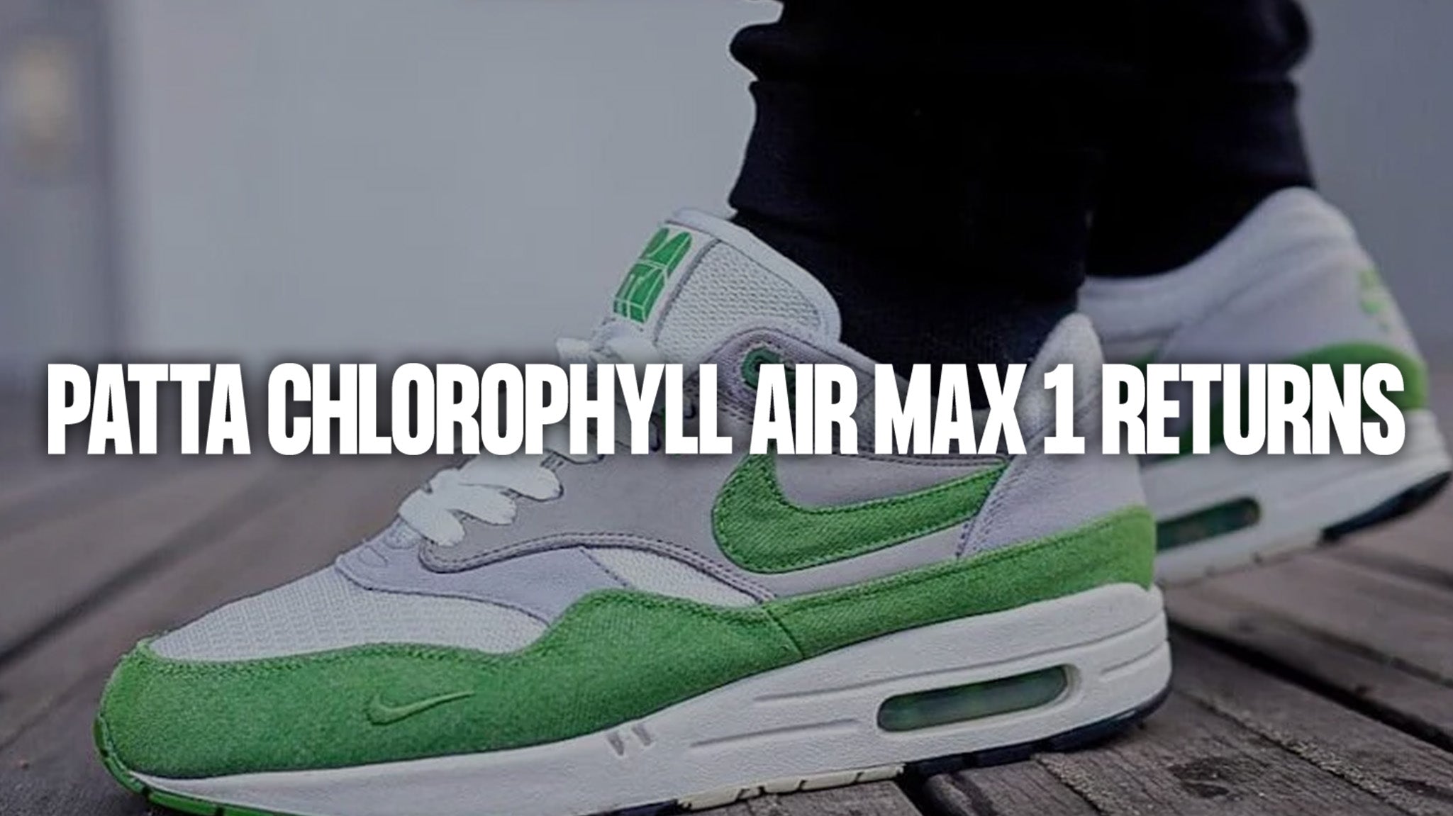 Patta Chlorophyll Air Max 1 returns
