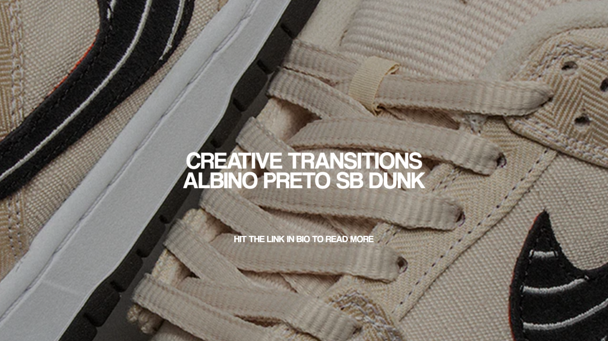 Creative Transitions: Albino Preto SB Dunk