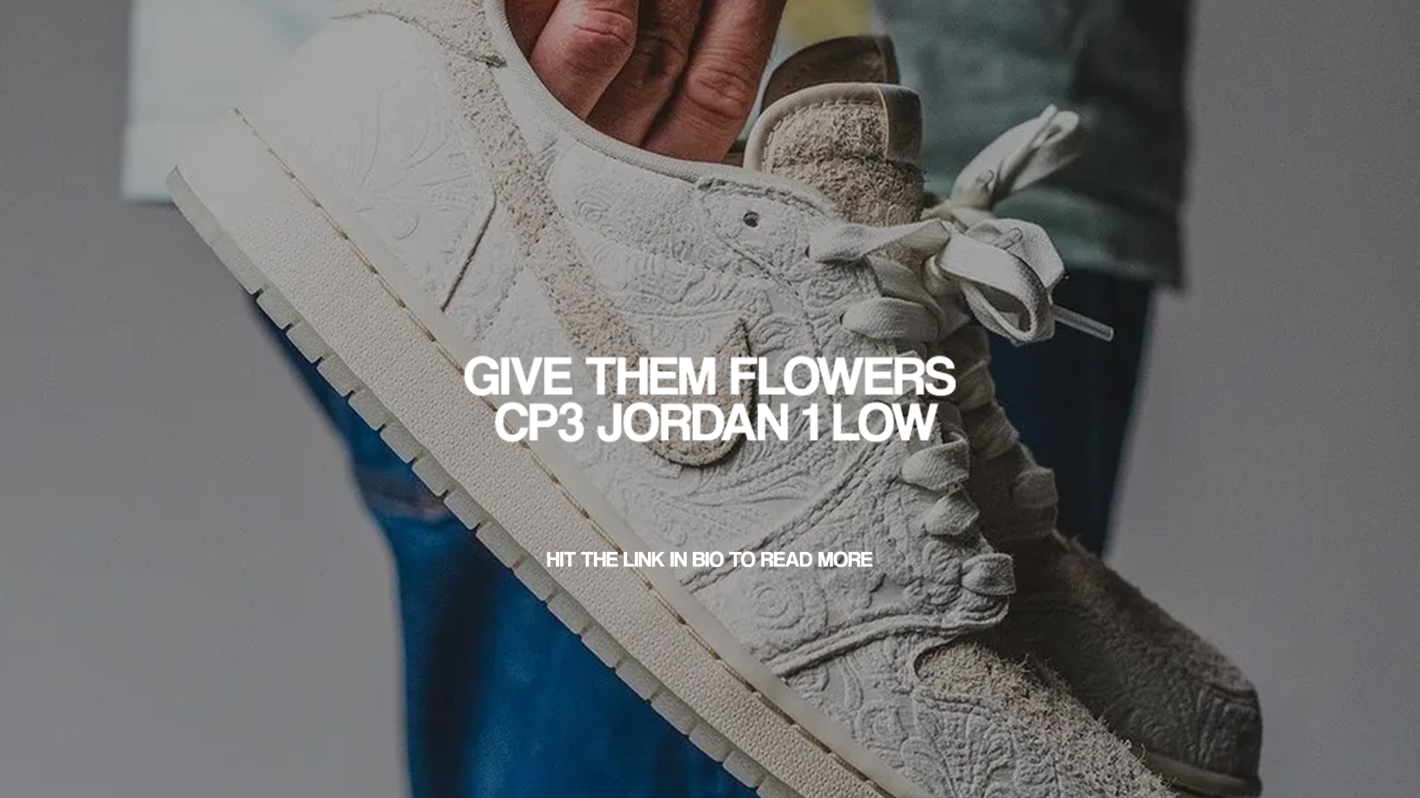 Give Them Flowers: CP3 Jordan 1 Low