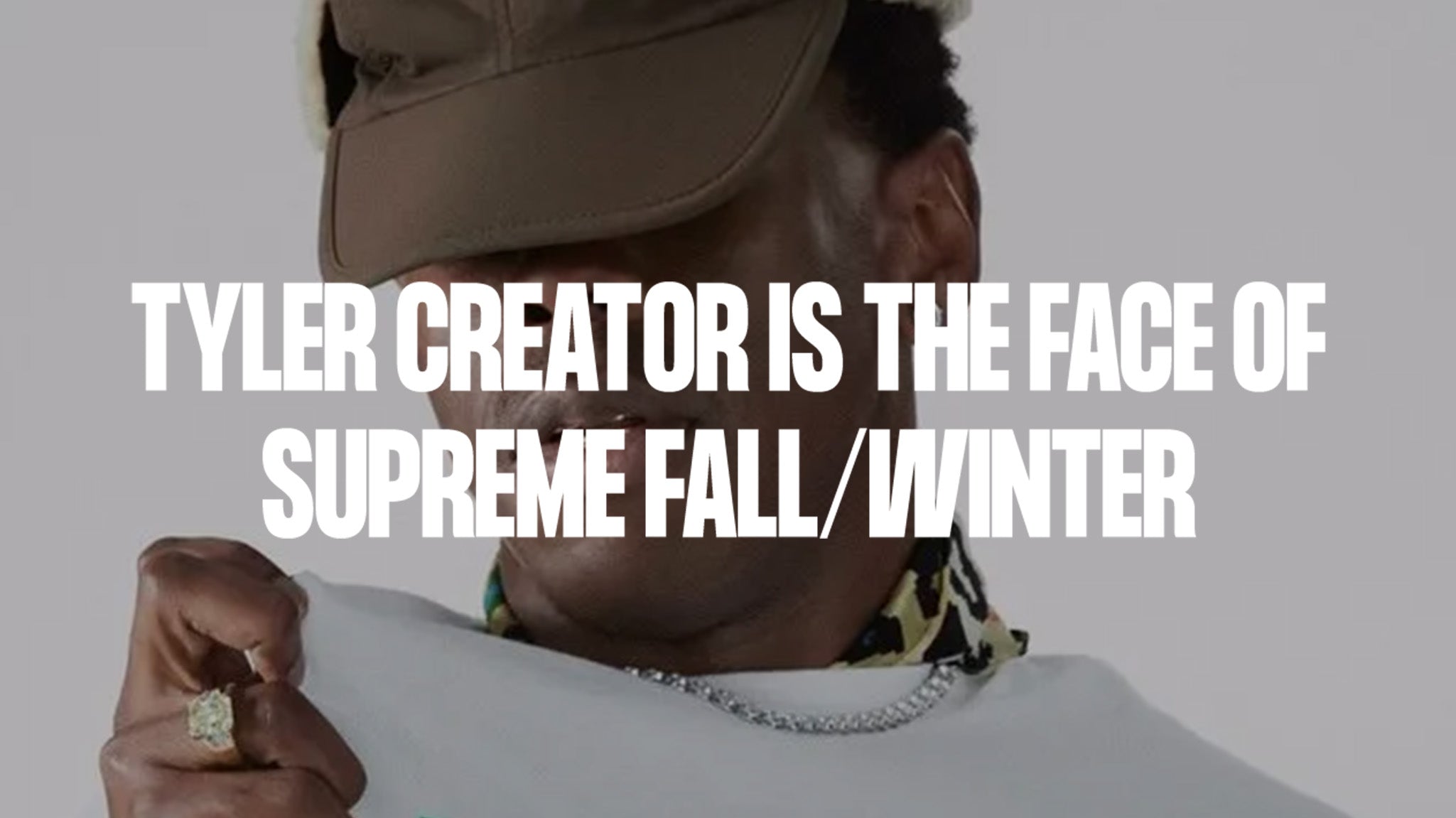 Is Tyler just the face of Supreme's new campaign, or could there be a deeper collaboration in the works?