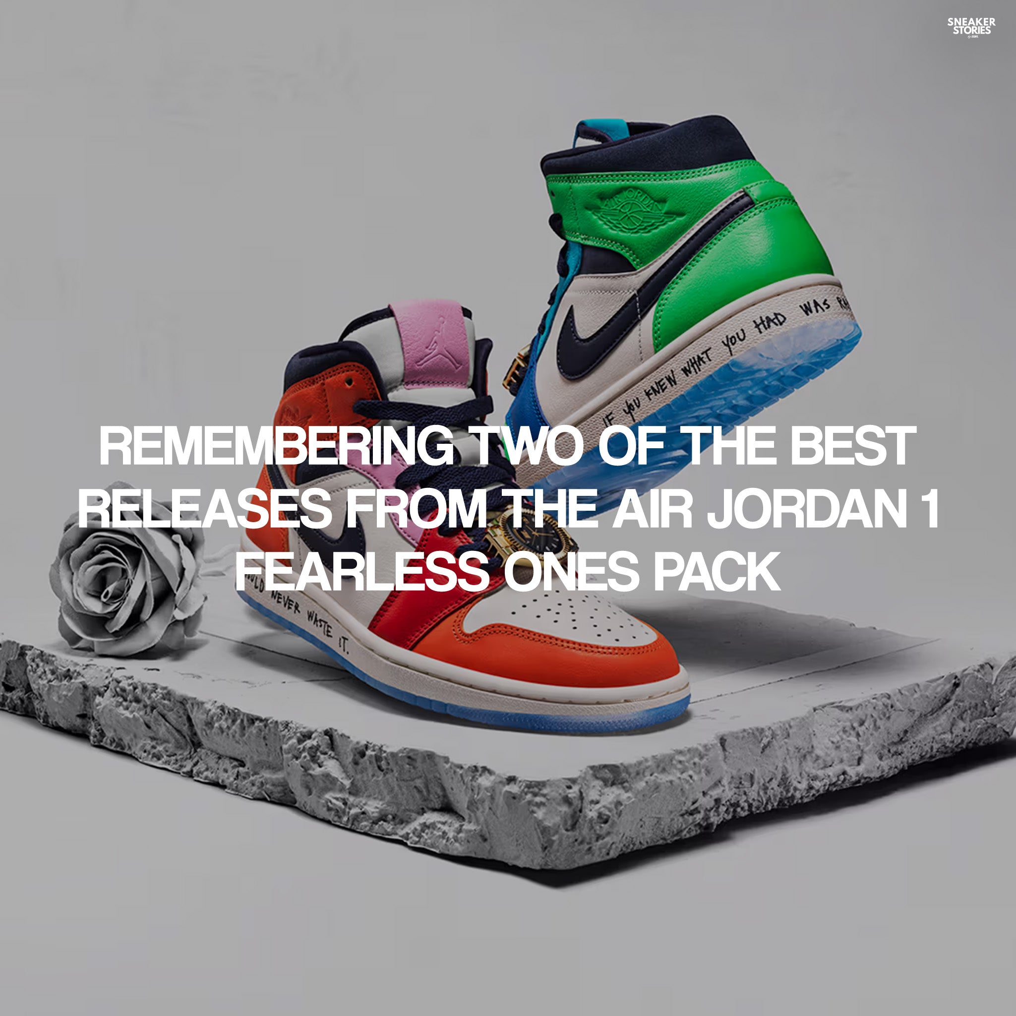 Remembering two of the best releases from the Air Jordan 1 Fearless ones pack