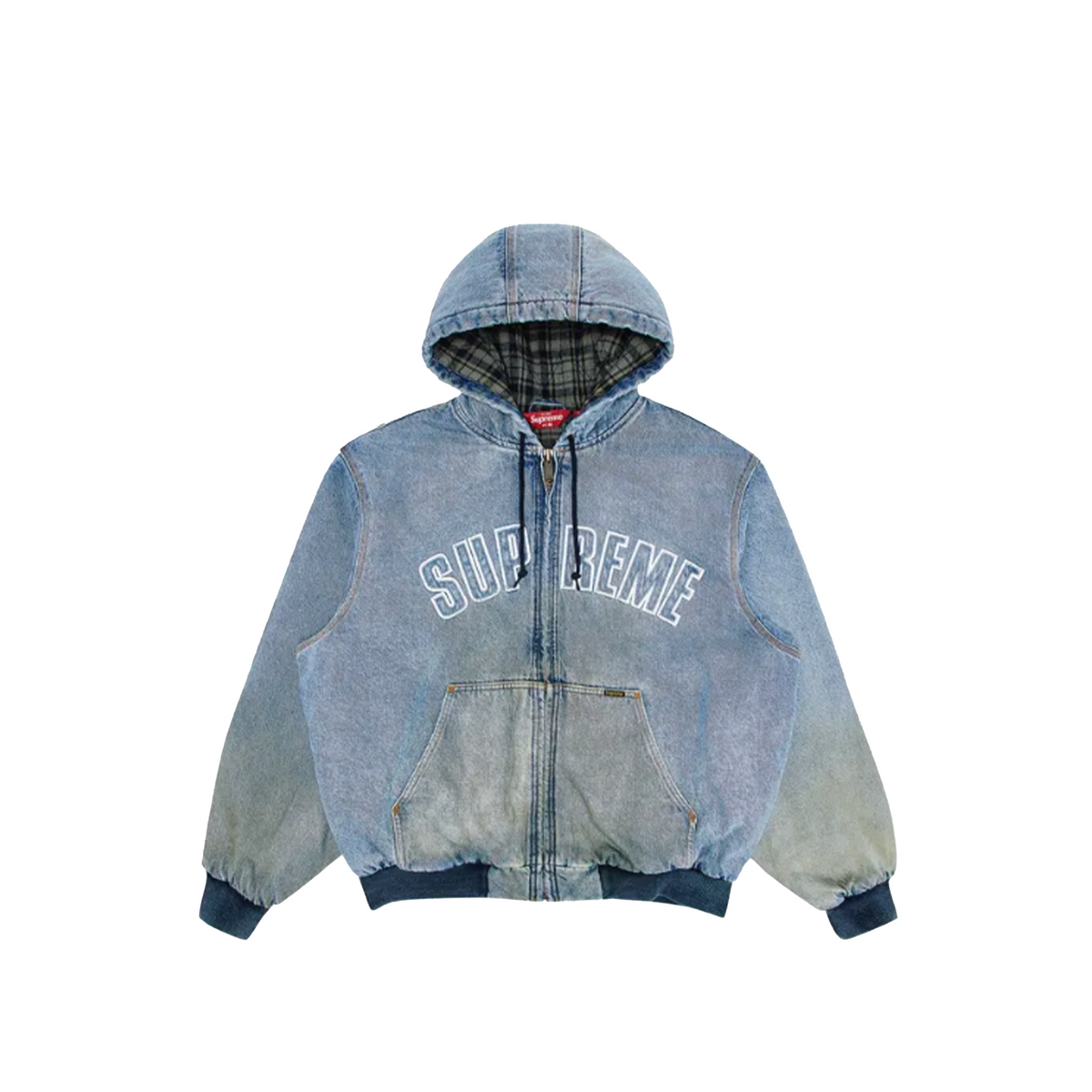 Supreme Reflective Arc Hooded Work Jacket Denim – Story Cape Town
