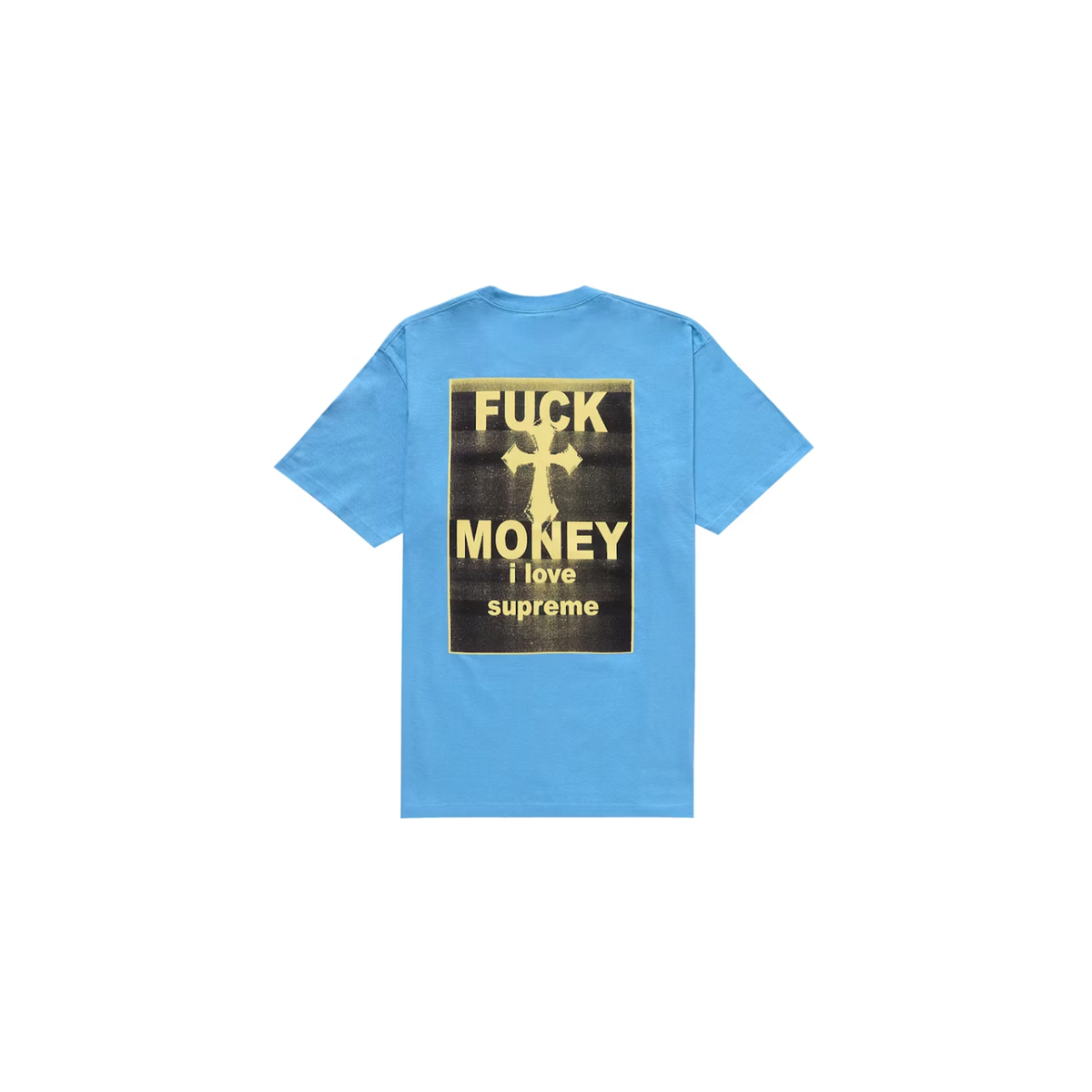 Supreme Fuck Money Tee Bright Blue – Story Cape Town