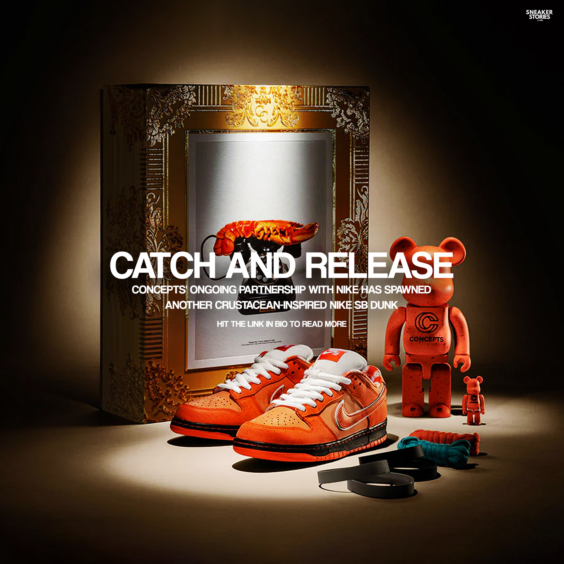 RITAO CHAN公式アカウント02 こっそりトランプSLAM DUNK Catch and Release: CNCPTS x Nike Dunk SB Orange Lobster – Story