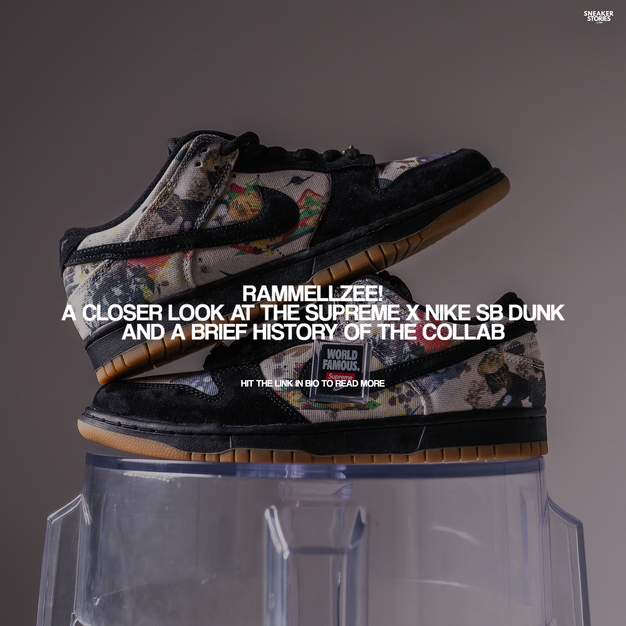 Rammellzee A closer look at the Supreme x Nike SB dunk and a