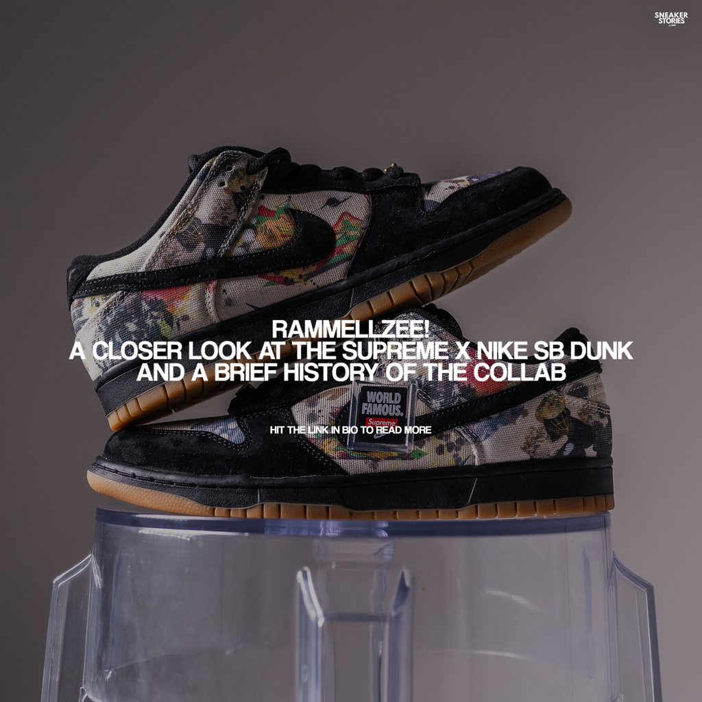 Rammellzee! A closer look at the Supreme x Nike SB dunk and a brief history of the collab