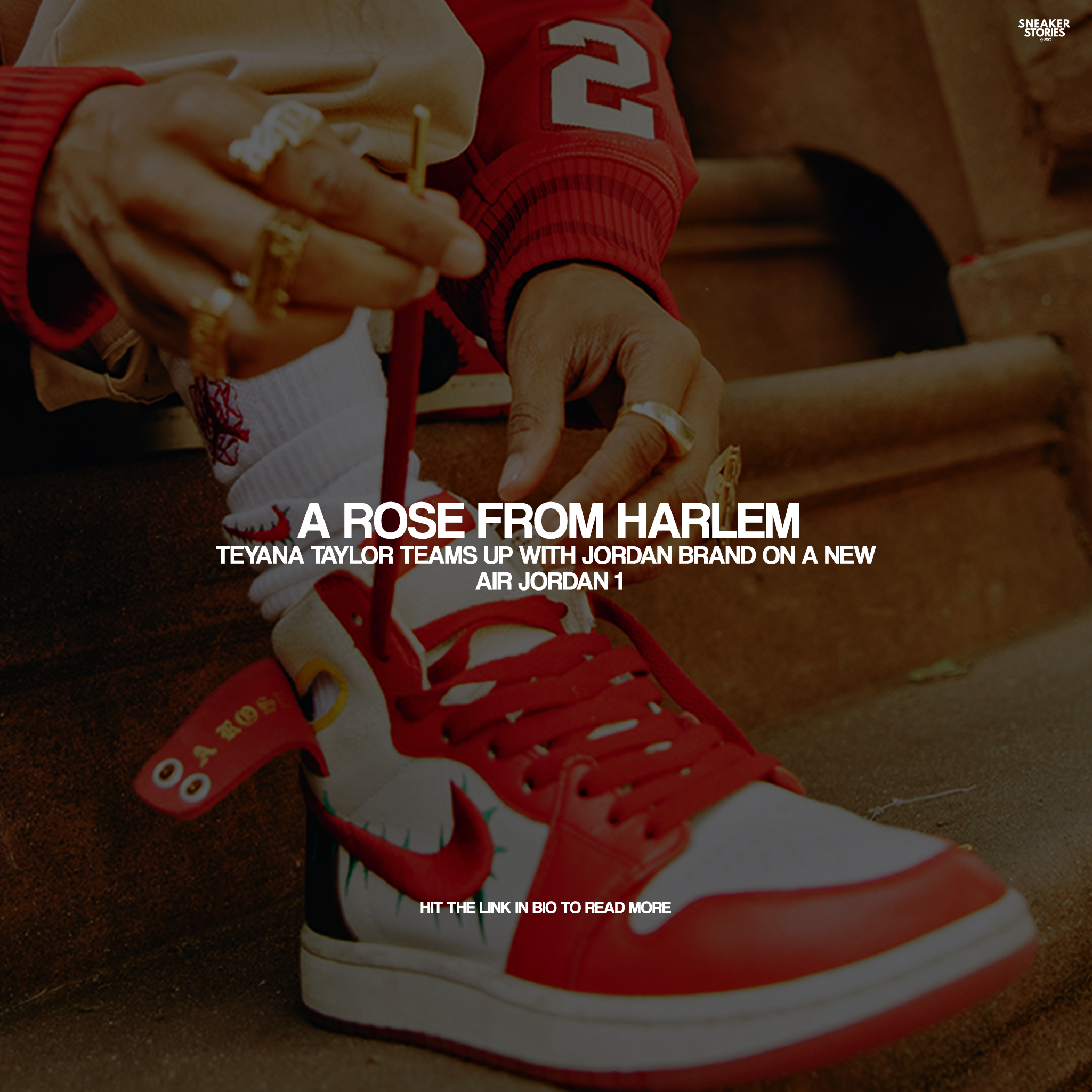A Rose From Harlem: Teyana Taylor teams up with Jordan brand on a new  Air Jordan 1