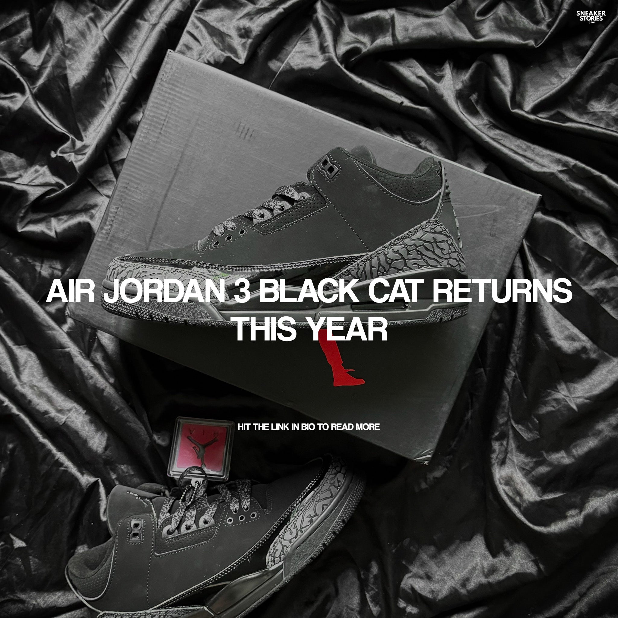 Air Jordan 3 Black Cat returns this year