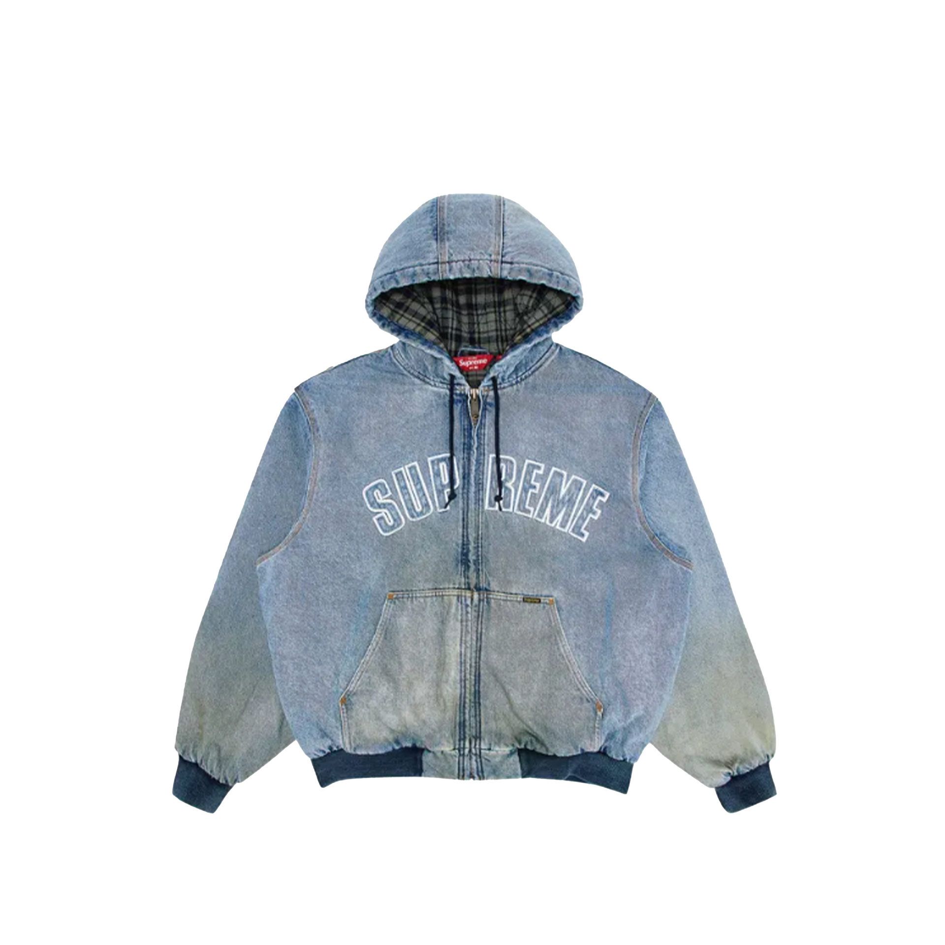 ジャケット・アウター supreme Hooded Denim Work Jacket Supreme Reflective Arc Hooded Work Jacket Denim – Story Cape Town