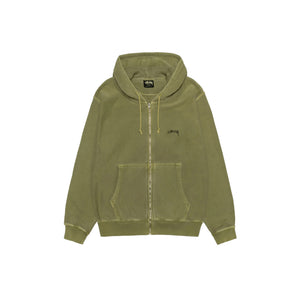 Stussy Smooth Stock Hoodie Pigment Dyed Olive
