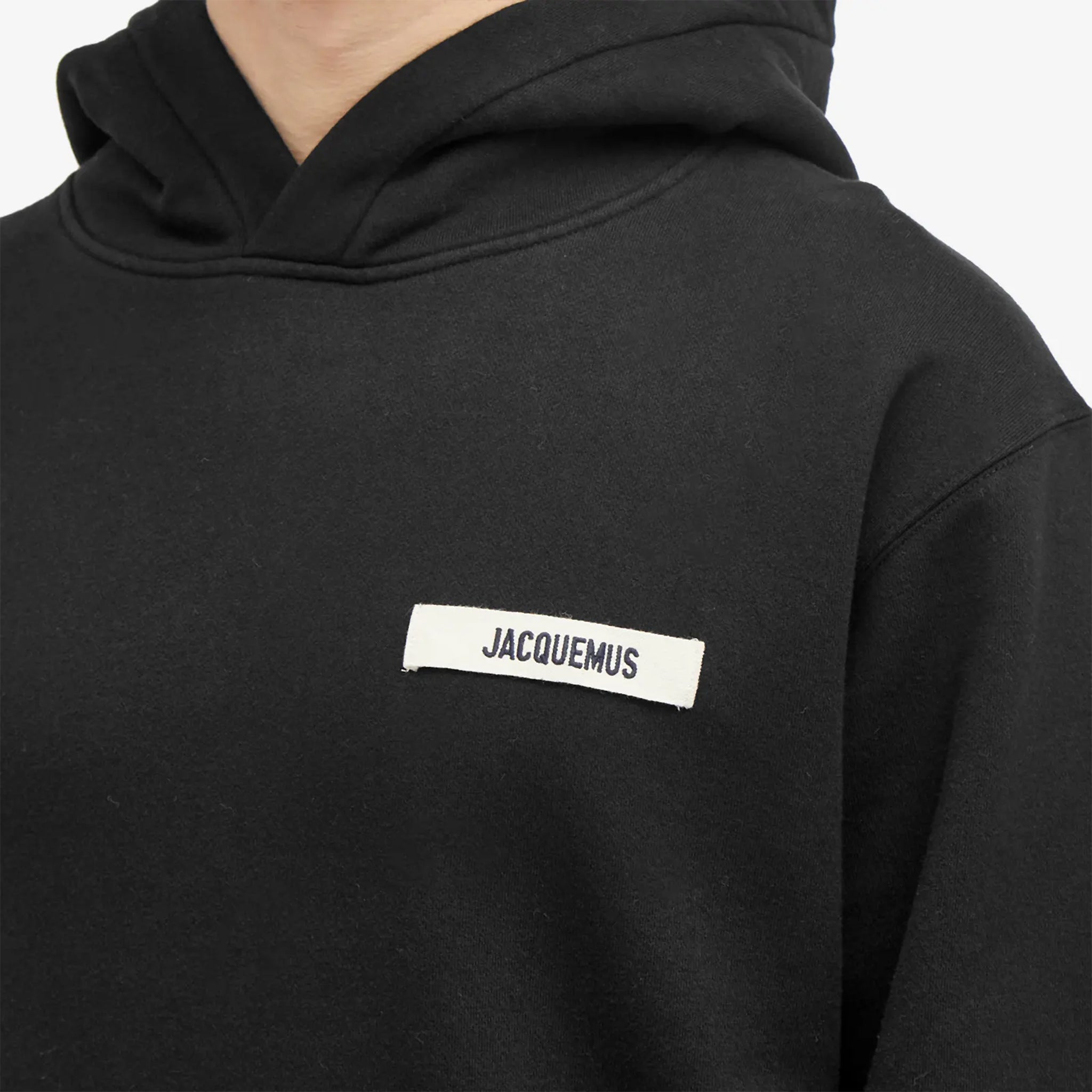 Jacquemus Gros Grain Logo Hoodie Black – Story Cape Town