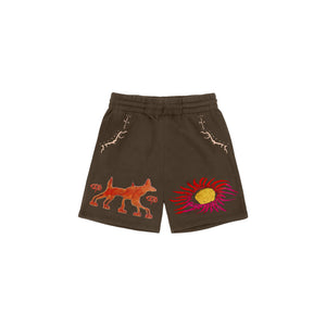 Travis Scott Sun Shorts Brown