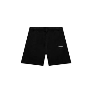 OFF-WHITE Caravaggio Diag Sweatshorts Black/White