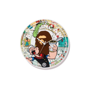 BAPE X Popeye Comic Wall Clock Multi