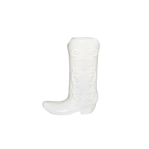 Stussy Ceramic Boot Vase White