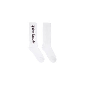 Palm Angels Classic Logo Socks White/Black