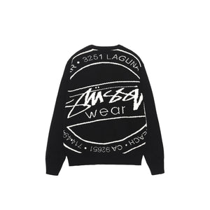 Stussy Laguna Icon Sweater Black