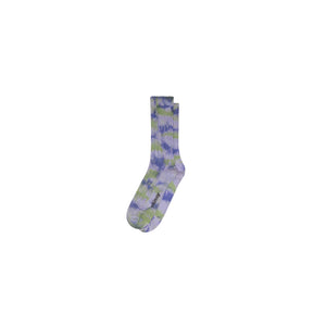 Stussy Multi Dyed Ribbed Socks Purple/Green