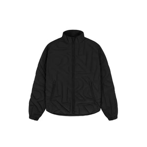 Represent Initial Puffer Jacket Jet Black