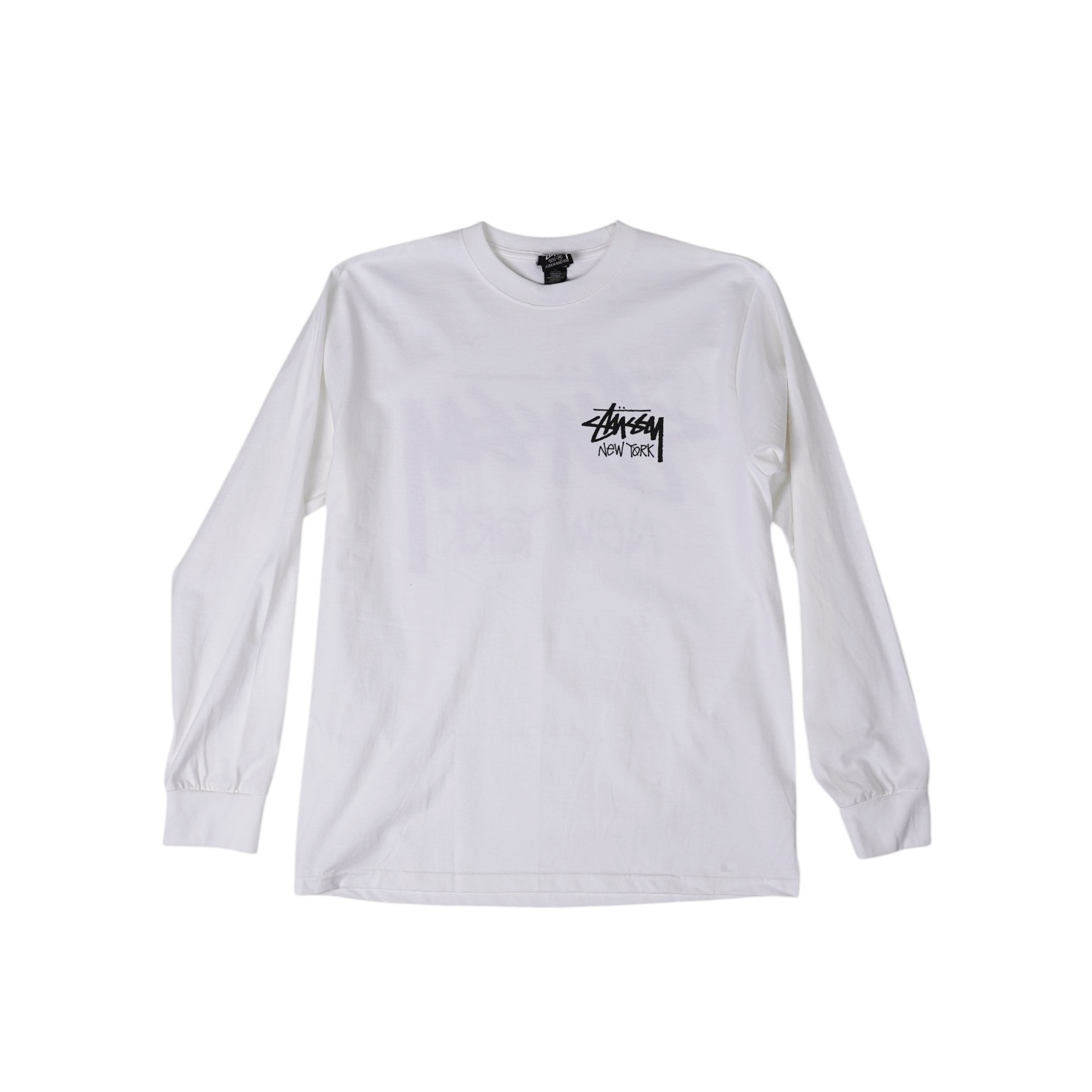 Stussy New York Basic L/S Tee White – Story Cape Town