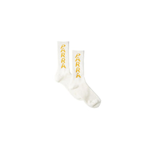 Parra Hole Logo Socks White
