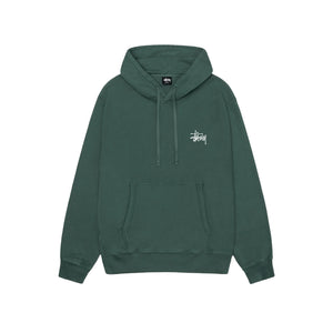 Stussy Basic Stussy Hoodie Pigment Dyed Forest