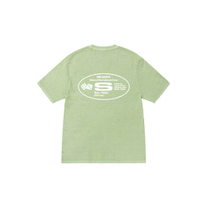 Stussy Oval Corp. Tee Pigment Dyed Sage