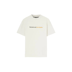 Palm Angels Sunsets T-Shirt Butter/Black