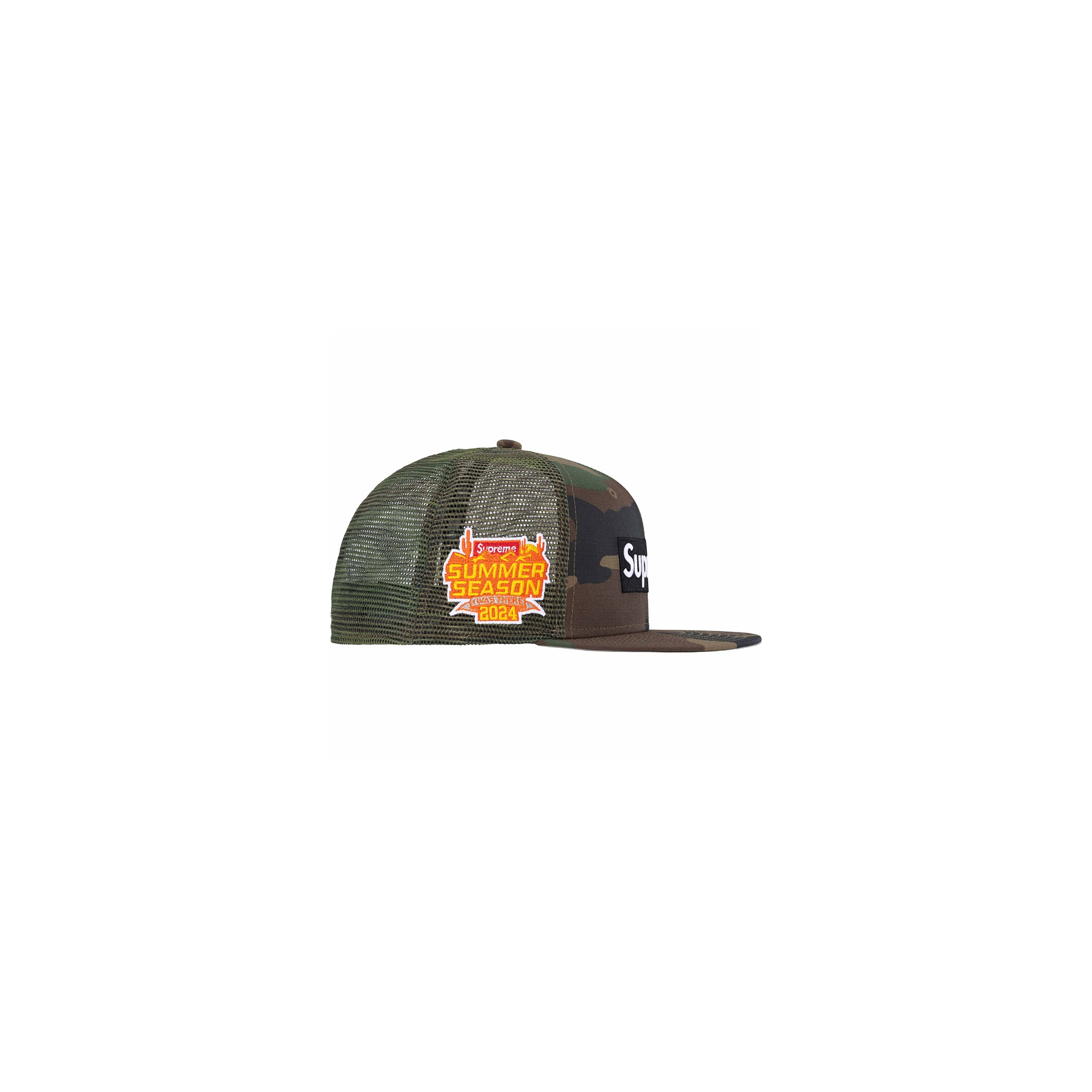 Supreme Box Logo Mesh Back New Era Cap (SS24) Camo – Story Cape Town