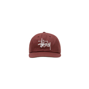 Stussy Mid-Depth Basic Strapback Red Brown