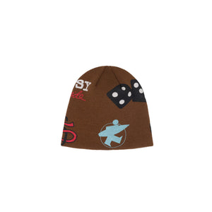 Stussy Mixed Logo Skullcap Coffee