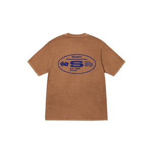 Stussy Oval Corp. Tee Pigment Dyed Almond