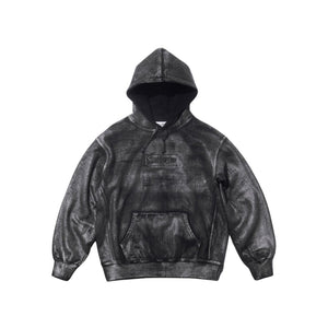 Supreme MM6 Maison Margiela Foil Box Logo Hooded Sweatshirt Black