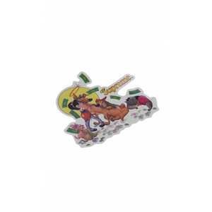 Supreme All Dogs Go To Heaven Sticker