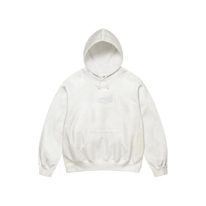Supreme MM6 Maison Margiela Foil Box Logo Hooded Sweatshirt White