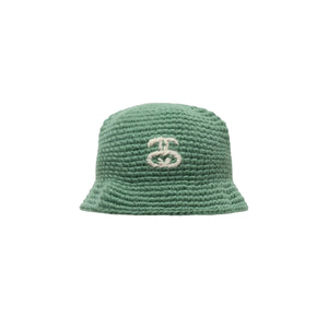 Stussy Bucket Hat SS Link Knit Spruce