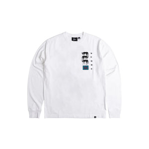 Parra Long Sleeve The Berry Farm T-Shirt White