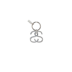 Stussy SS Link Keychain Silver