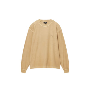 Stussy Lazy LS Tee Amber Gold
