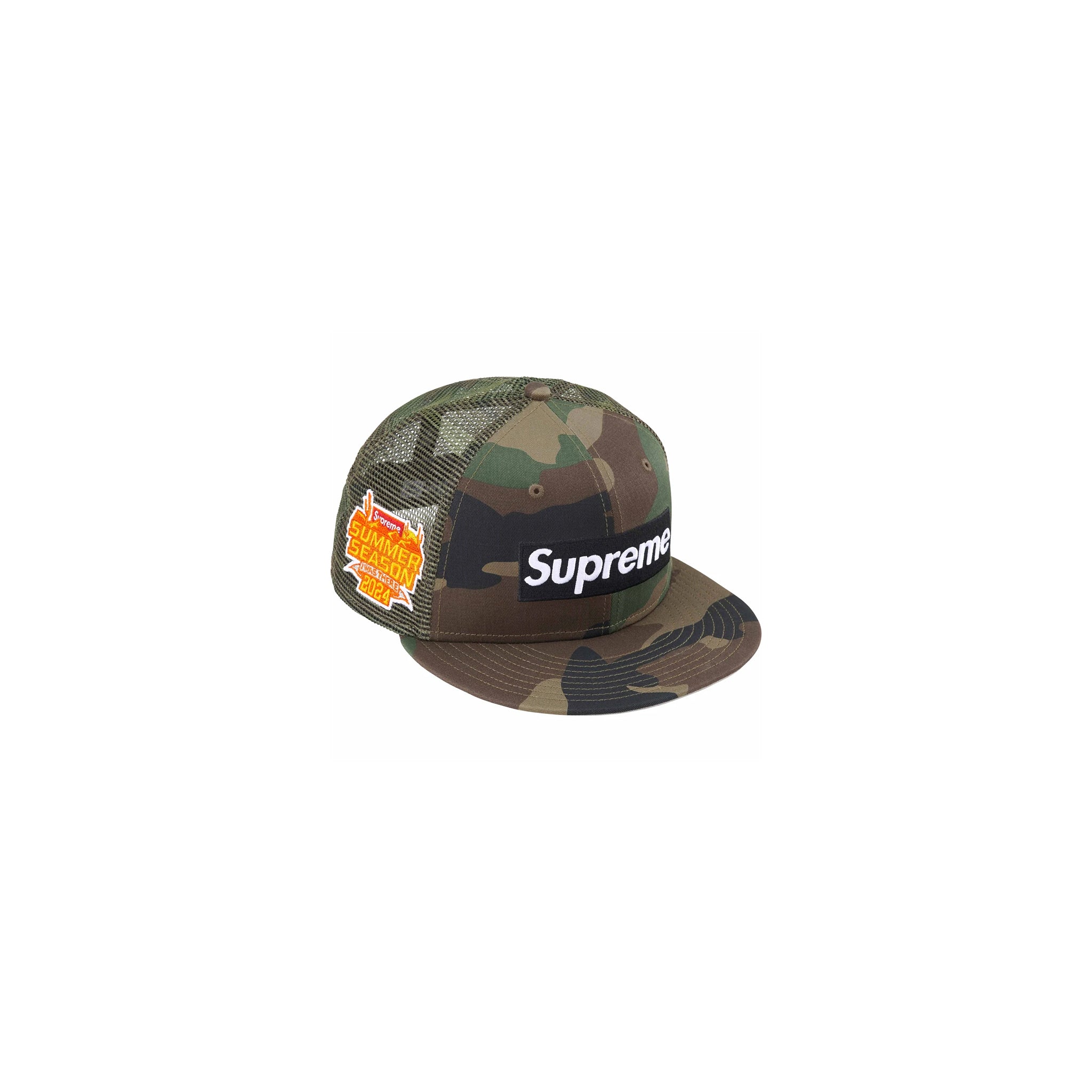 Supreme Box Logo Mesh Back New Era Cap (SS24) Camo – Story Cape Town