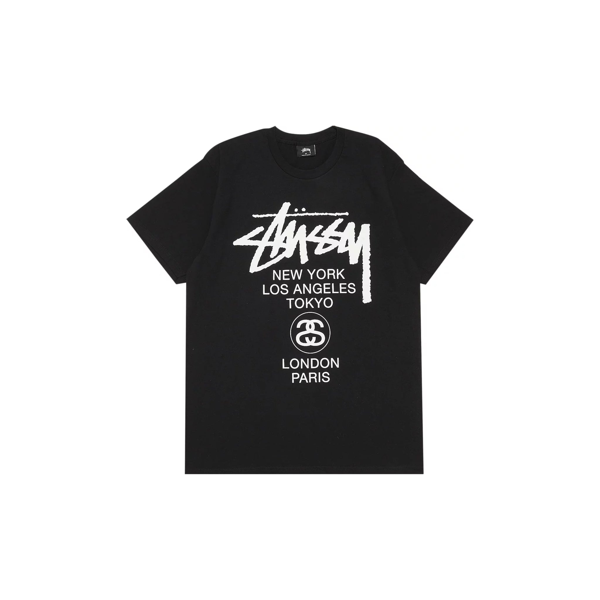 Stussy World Tour Tee Black – Story Cape Town