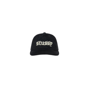 Stussy Mid-Depth Old English Snapback Black
