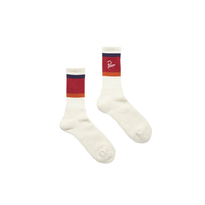 Parra Script Crew Sock Off White